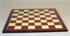 Red/White Decoupage Chess Board