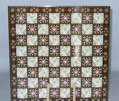 Decoupage Mosaic Design Chess Board