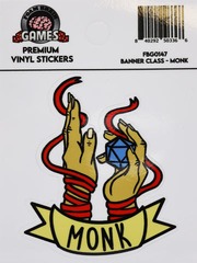 Banner Class Sticker: Monk