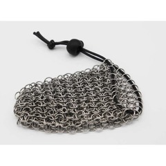 Chainmail Dice Bag - Silver