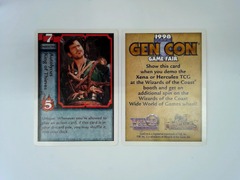 Xena & Hercules TCG 1998 Gen Con Promo Card:  Autolycus, King Of Thieves (Bruce Campbell) *1st Edition - Gen Con Promo