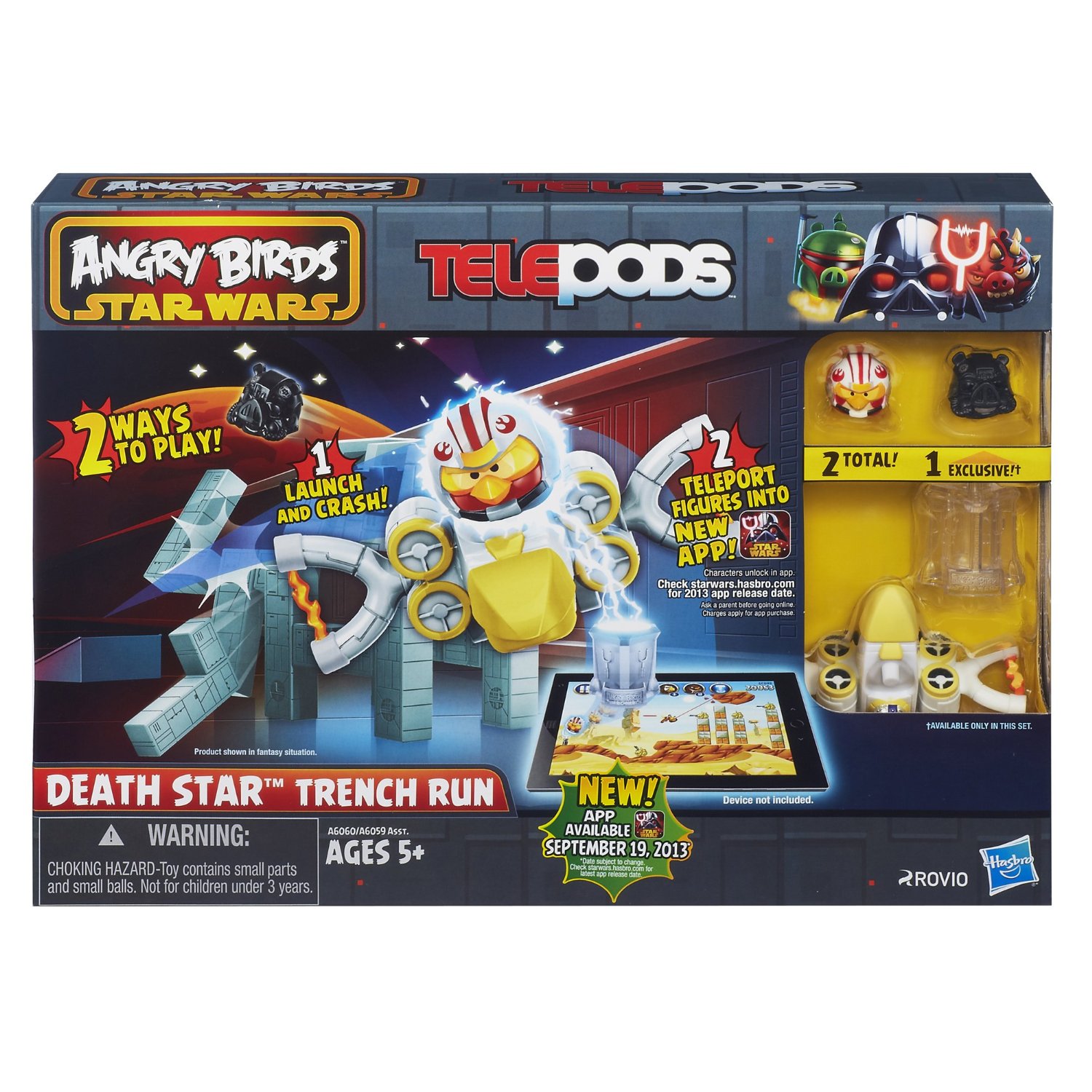 Angry Birds Star Wars Telepods Death Star Trench Run Playset