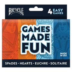 Bicycle Playing Cards: 4-Game Pack