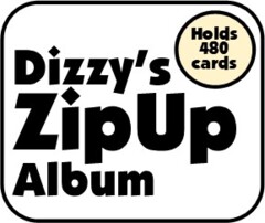 Dizzy's Supply Shop - 24 Pocket ZipUp Album - Light Blue