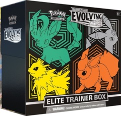 Sword & Shield: Evolving Skies Elite Trainer Box (Leafeon, Embreon, Jolteon, Flareon)