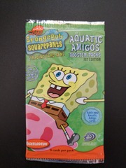 Spongebob Squarepants TCG Deep Sea Duel Aquatic Amigos Booster Pack 1st EDITION!