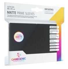 Gamegenic - Sleeves: Gamegenic Matte Prime Sleeves - Black