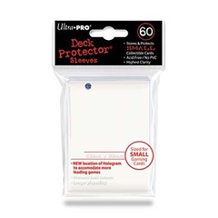Ultra-Pro Solid Small Size Deck Protector Sleeves White (60 ct)