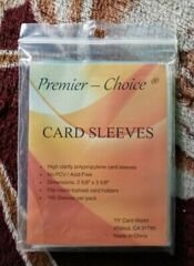 Soft Sleeves - Card Sleeves - Premier Choice  100ct pack