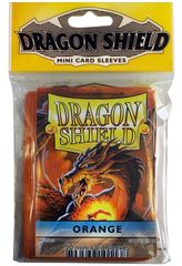 Dragon Shield Orange Protective Mini Card Sleeves (50 ct)