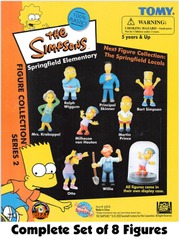 The Simpsons Capsule World Figures: Series 2: Springfield Elementary SET (2003)