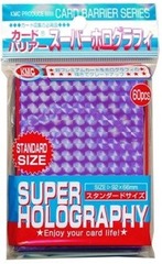 KMC Card Barrier - Super Holography - Purple (60-Pack)