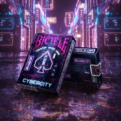 Bicycle Playing Cards: Cyberpunk Cybercity Premium Playing Cards