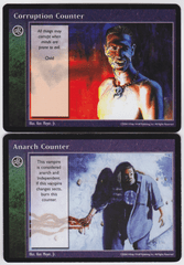 VAMPIRE THE ETERNAL STRUGGLE TCG PROMO: Anarch Counter/Corruption Counter White Wolf (2004)