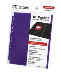 Ultimate Guard - 18-Pocket Side-Loading Pages - Purple (10 Pages)
