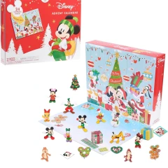 Disney Advent Calendar Classic Mickey Mouse 32 Figures Stickers & More Sealed