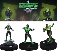 DC Comics HeroClix: Green Lantern Corps – Recharge - OP LE Promo Set of 3 Figs