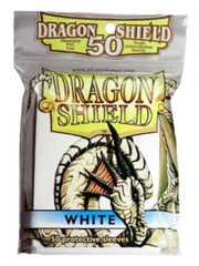 Dragon Shield White Protective Standard Card Sleeves (50 ct)