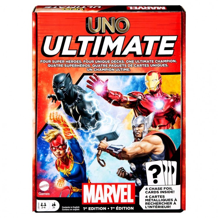 UNO Ultimate Card Game Marvel