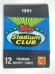1991-92 Topps Stadium Club Hockey Factory Sealed Pack