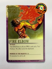 FIRE ELBOW R|MJ-008 Majestic 12 Gold Foil Variant Promo Card