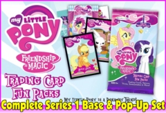 My Little Pony Friendship is Magic Trading Card Series 1 Complete Base & Pop-up Set