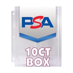 PSA Graded Card Slab Pages Box of 10