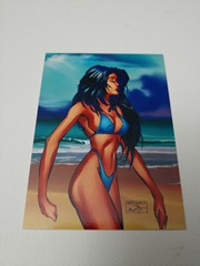 1996 A CyberForce Summer-Cyblade- Promo Card #3 Top Cow Wizard Magazine Insert