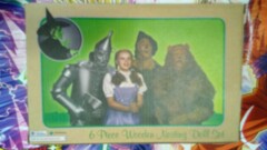 The Wizard of Oz 6 Piece Wooden Nesting Doll Set