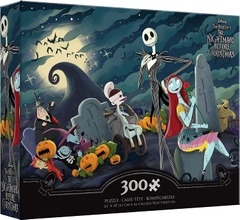 The Nightmare Before Christmas - Graveyard Party Bash - 300 Piece Jigsaw Puzzle