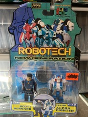 Robotech New Generation I-Men 2-Packs - Scott Bernard with VFA-6H Alpha Fighter