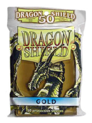 Dragon Shield Gold Protective Standard Card Sleeves (50 ct)
