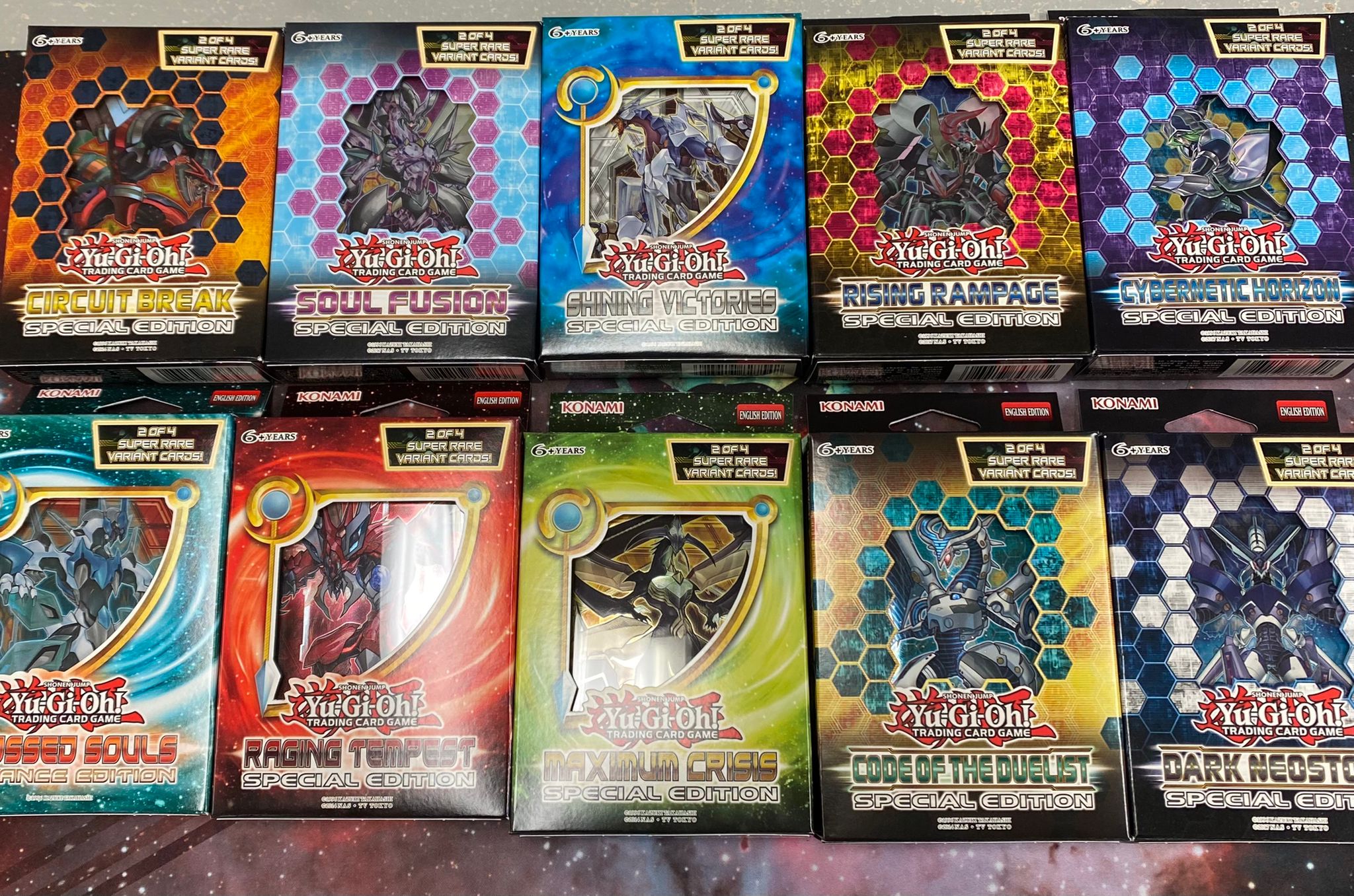 10x Assorted Yu-Gi-Oh! Special Edition Boxes