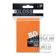 Orange Gloss - 50CT - Standard - Ultra Pro
