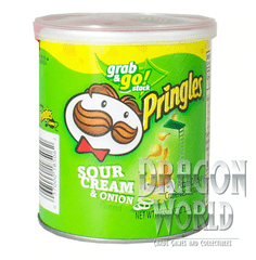 Chips - Pringle's Small Sour Cream & Onion Chips