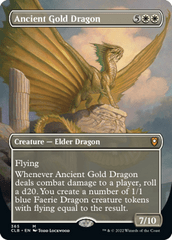 Ancient Gold Dragon (Borderless)(CLB)