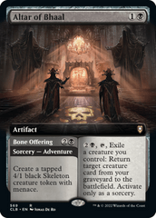 Altar of Bhaal // Bone Offering (Extended Art)(CLB)