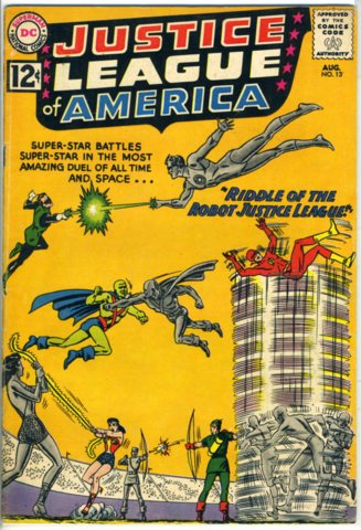 JUSTICE LEAGUE of AMERICA #013 © August 1962 DC Comics