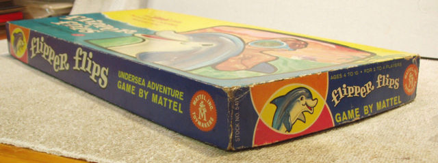 Flipper Flips Game © 1965 Mattel