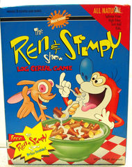 REN & STIMPY LOG CEREAL Game © 1992 Parker Brothers