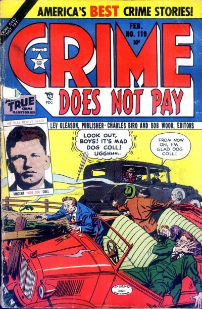 Crime Does Not Pay #119 © February 1953 Lev Gleason