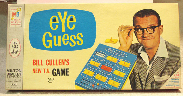 Eye Guess Game; NBC-TV Bill Cullen © 1966 Milton Bradley 4641