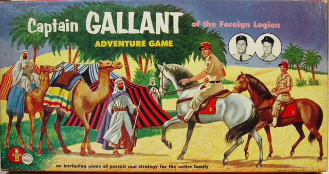 Captain Gallant Adventure Game © 1955, Transogram 3845