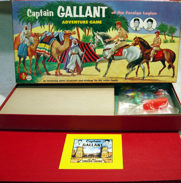 Captain Gallant Adventure Game © 1955, Transogram 3845