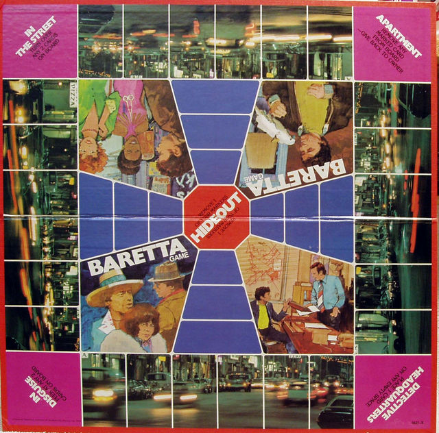 Baretta the Street Detective Game © 1976 Milton Bradley 4631