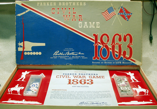 Civil War Game 1863 © 1961, Parker Brothers
