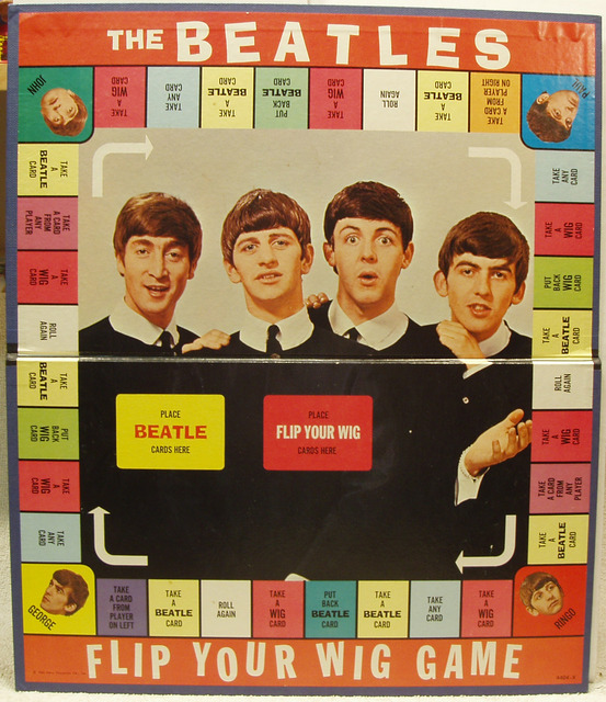 Beatles Flip Your Wig © 1964 Milton Bradley 4404