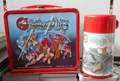 ThunderCats Lunch Box w/ Thermos © 1985 Aladdin