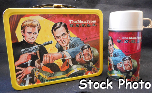 Man From UNCLE Lunch Box w/ thermos © 1966, King Seeley