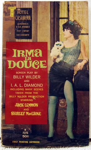 Irma La Douce Â© 1963 Midwood Tower Wilder/Diamond Photo Cover 1st Print